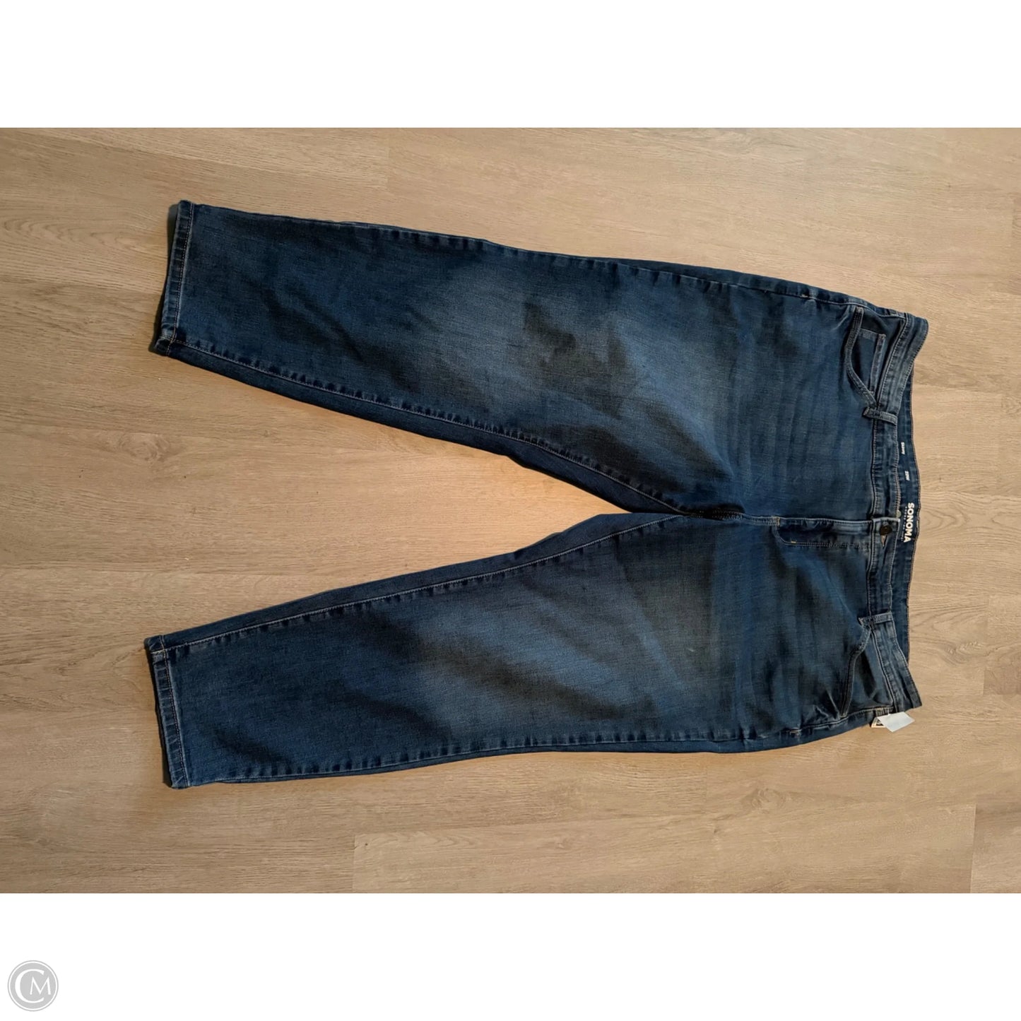 Jeans Skinny By Sonoma In Blue Denim, Size: 22