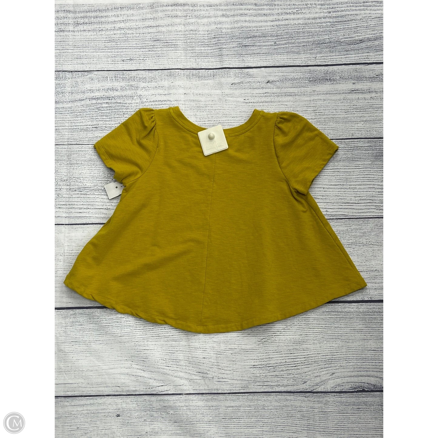 Top Short Sleeve By Eri + Ali In Yellow, Size: Xs