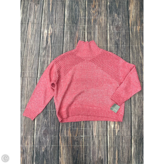 Sweater By Falls Creek In Pink, Size: 1x