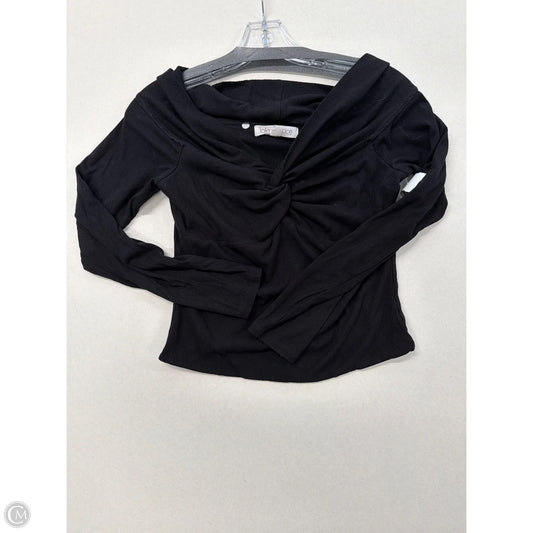 Top Long Sleeve By Lola In Black, Size: S