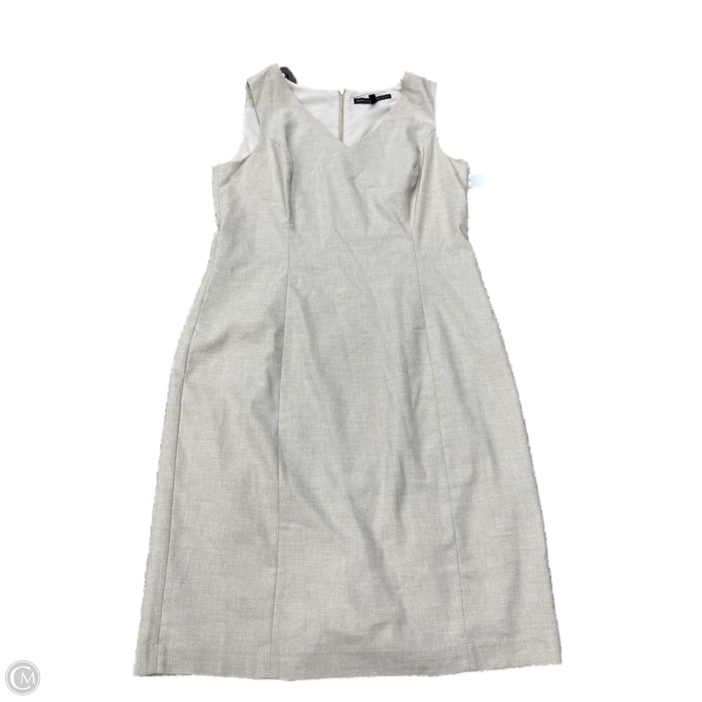 Dress Work By White House Black Market In Tan, Size: L