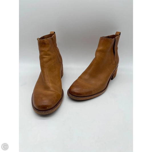 Boots Ankle Heels By Kork Ease In Brown, Size: 7.5