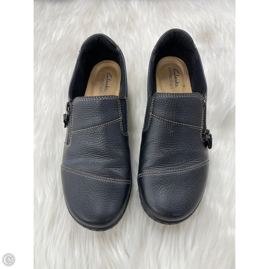 Shoes Flats By Clarks In Black, Size: 9