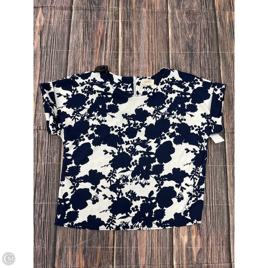 Top Short Sleeve By Melloday In Blue, Size: M