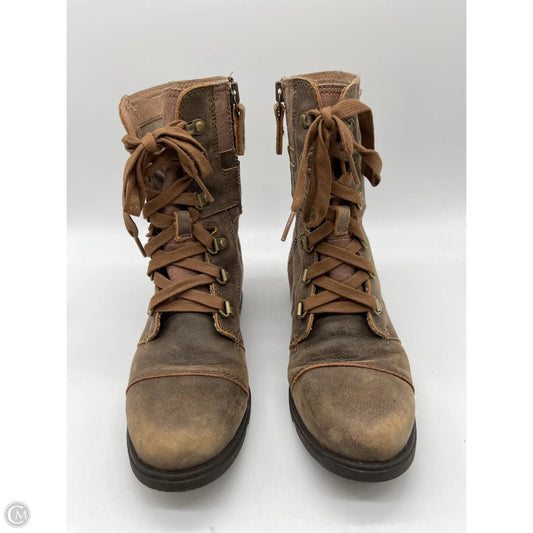 Boots Ankle Flats By Sorel In Tan, Size: 6