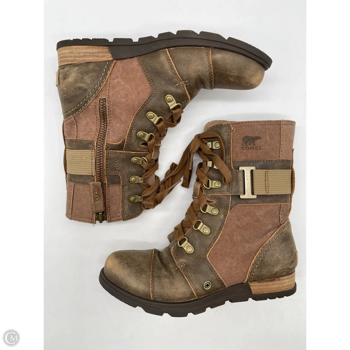 Boots Ankle Flats By Sorel In Tan, Size: 6