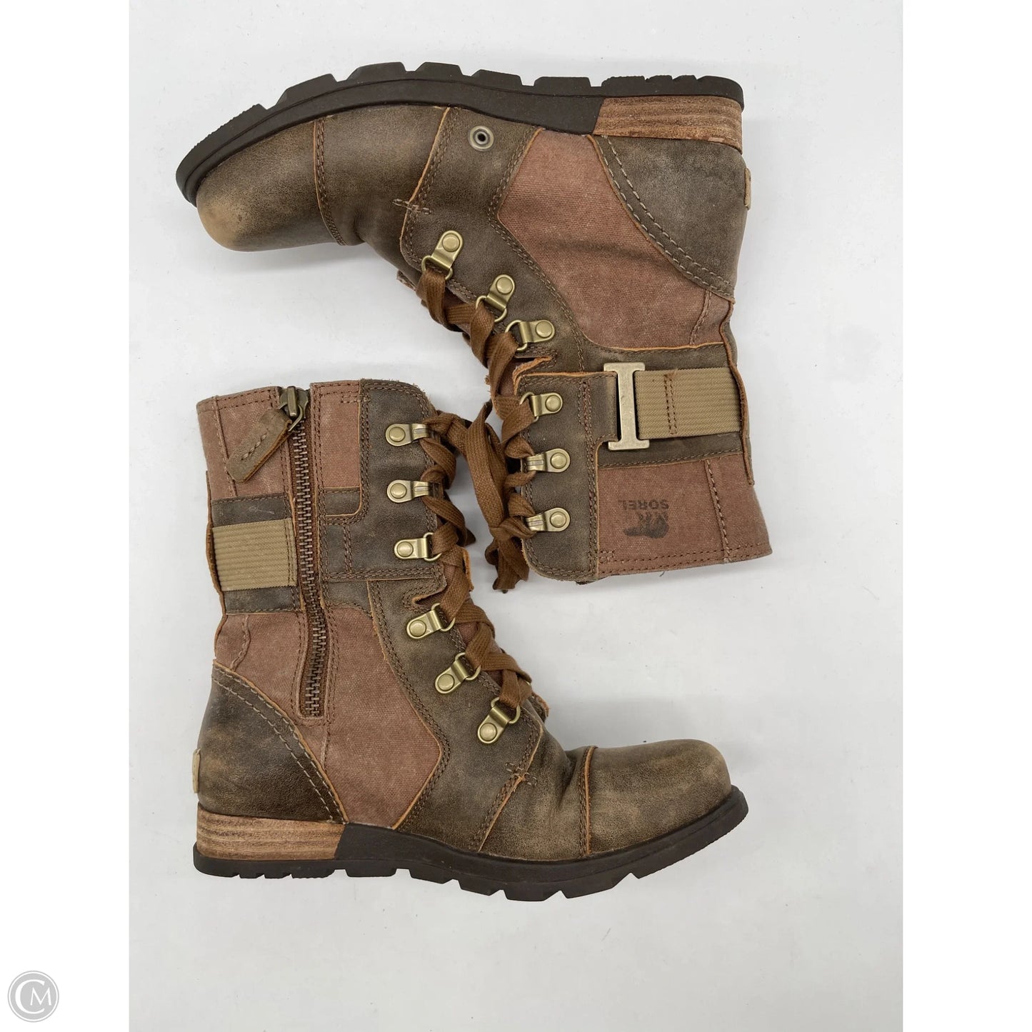 Boots Ankle Flats By Sorel In Tan, Size: 6