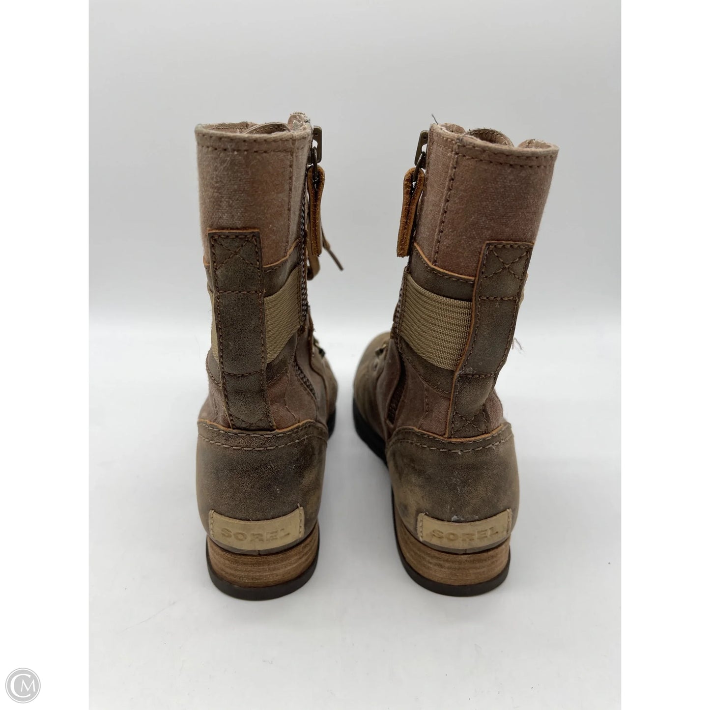 Boots Ankle Flats By Sorel In Tan, Size: 6