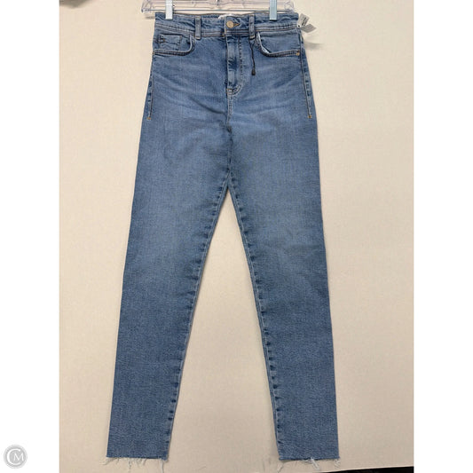 Jeans Skinny By Zara In Blue Denim, Size: 6