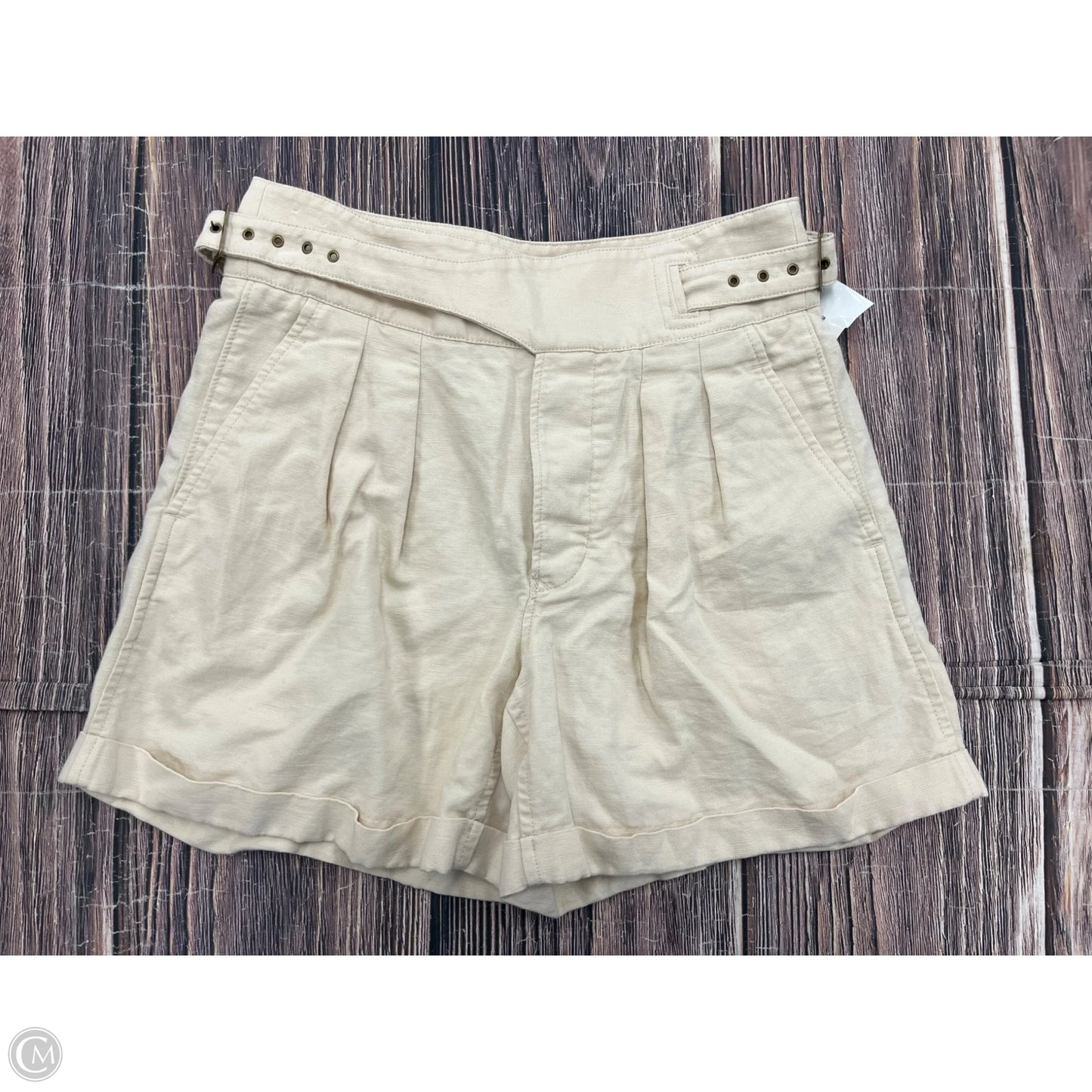 Shorts By Banana Republic In Cream, Size: 4