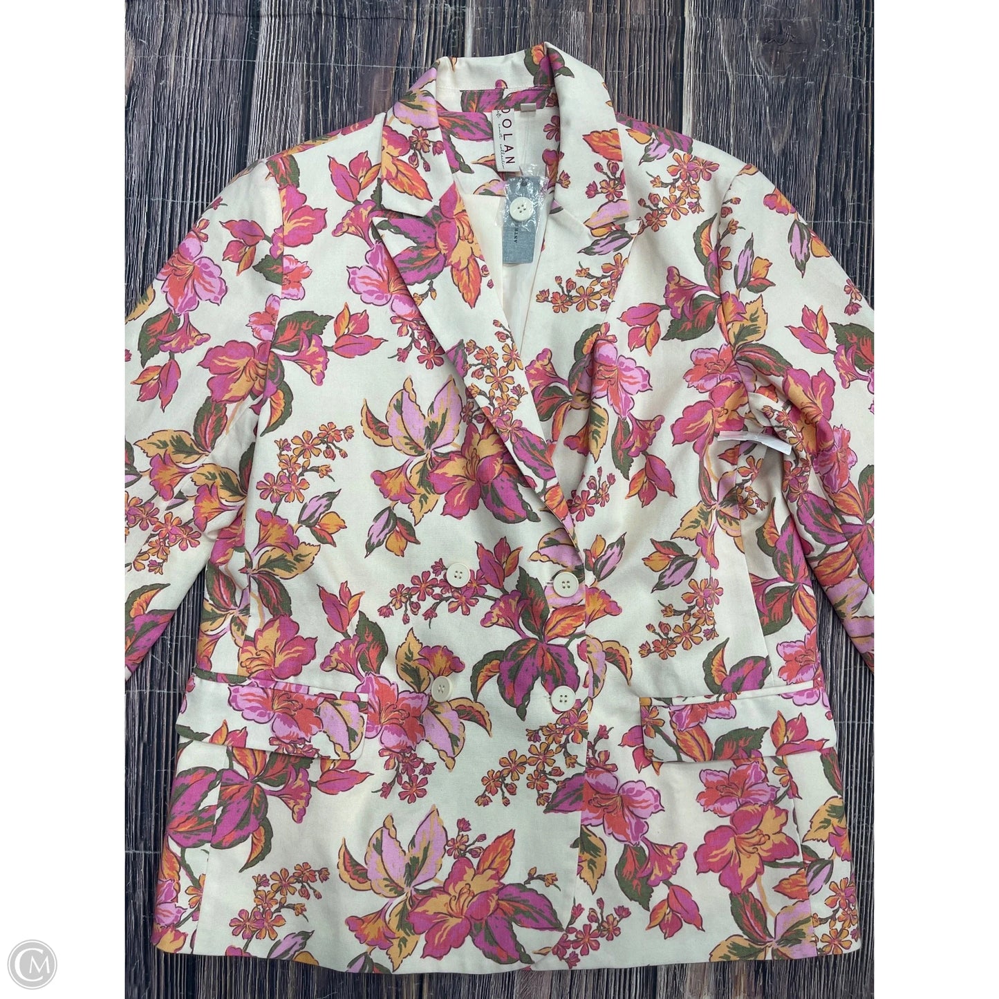 Blazer By Dolan Left Coast In Floral Print, Size: Xlp