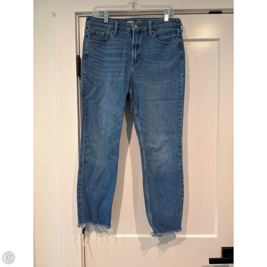 Jeans Straight By Old Navy In Blue Denim, Size: 12