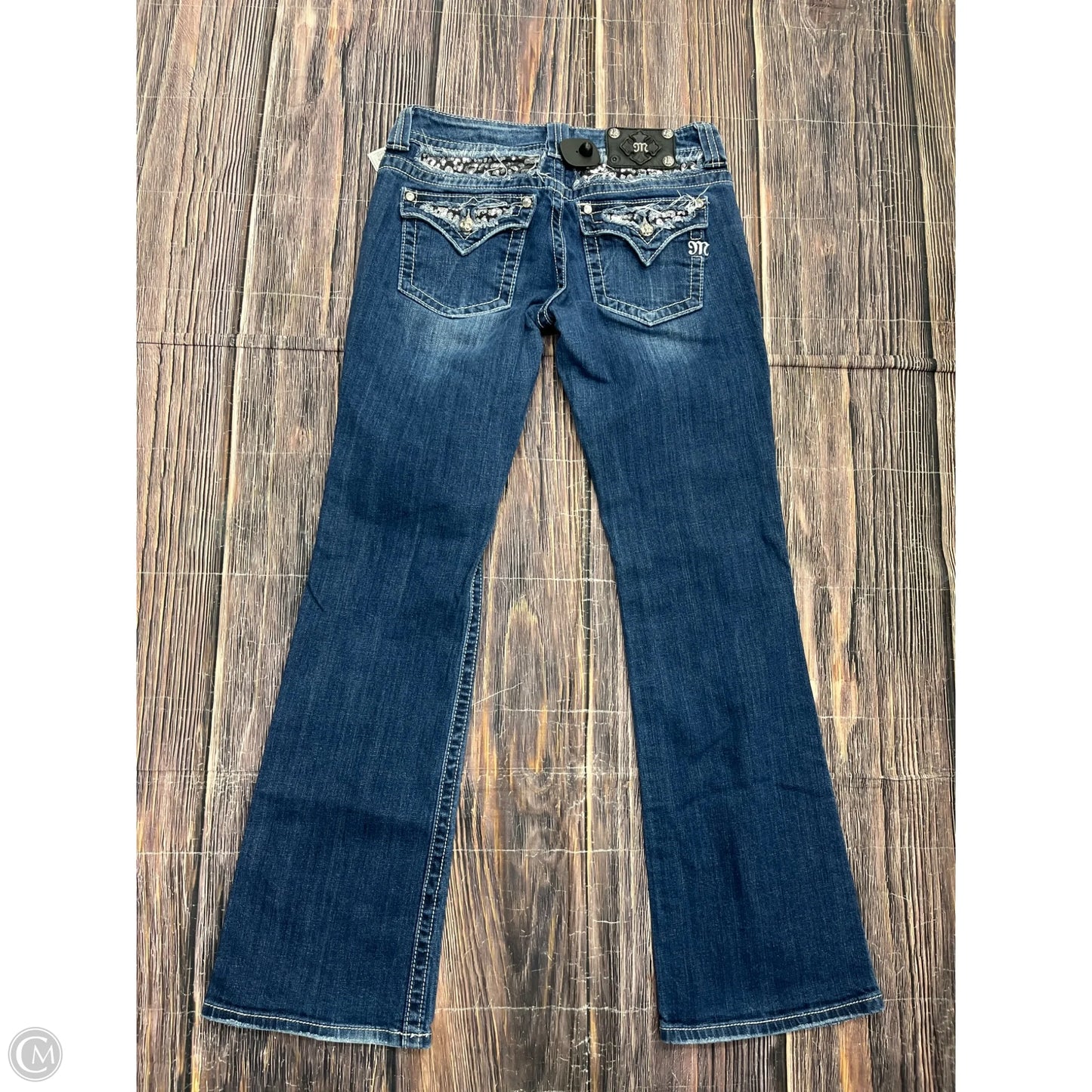 Jeans Boot Cut By Miss Me In Blue Denim, Size: 10