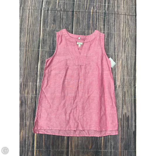 Tank Top By Talbots In Pink, Size: Lp