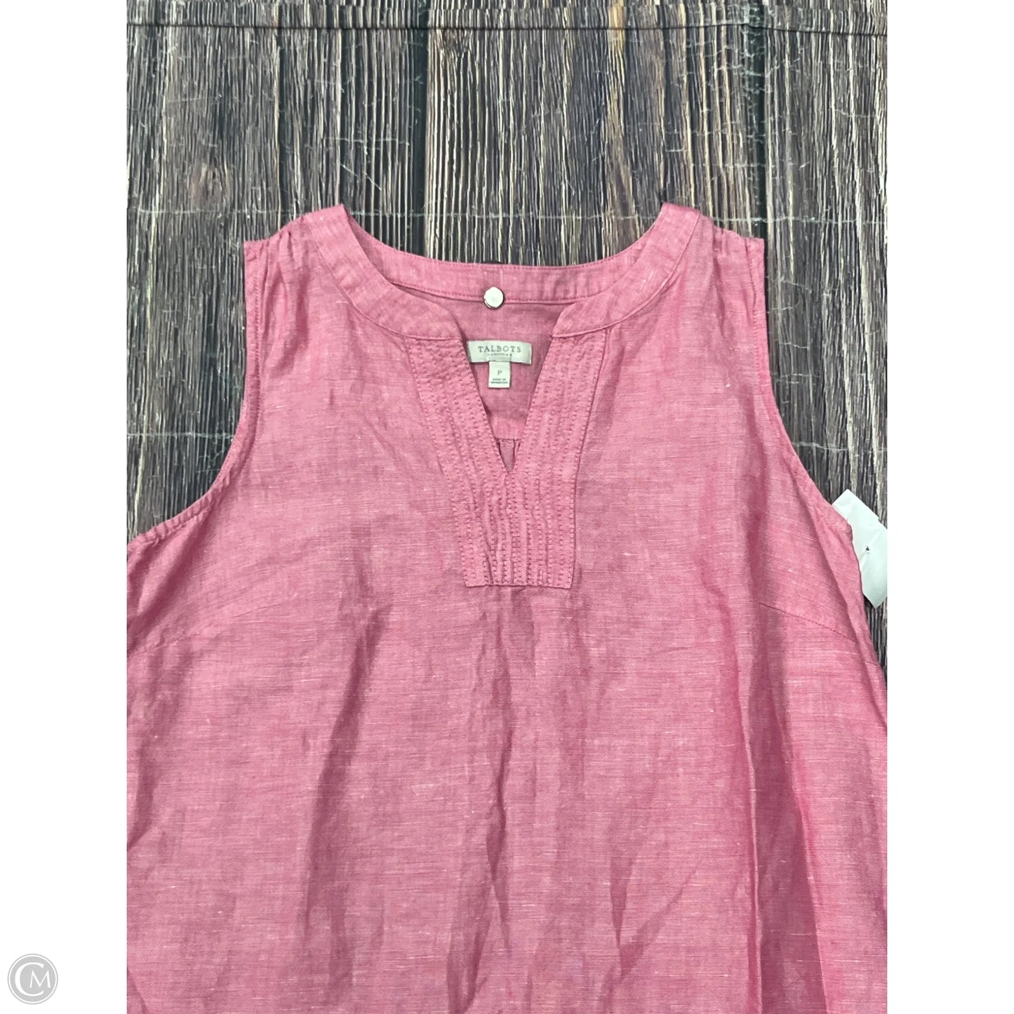 Tank Top By Talbots In Pink, Size: Lp