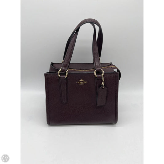 Handbag Designer By Coach, Size: Medium