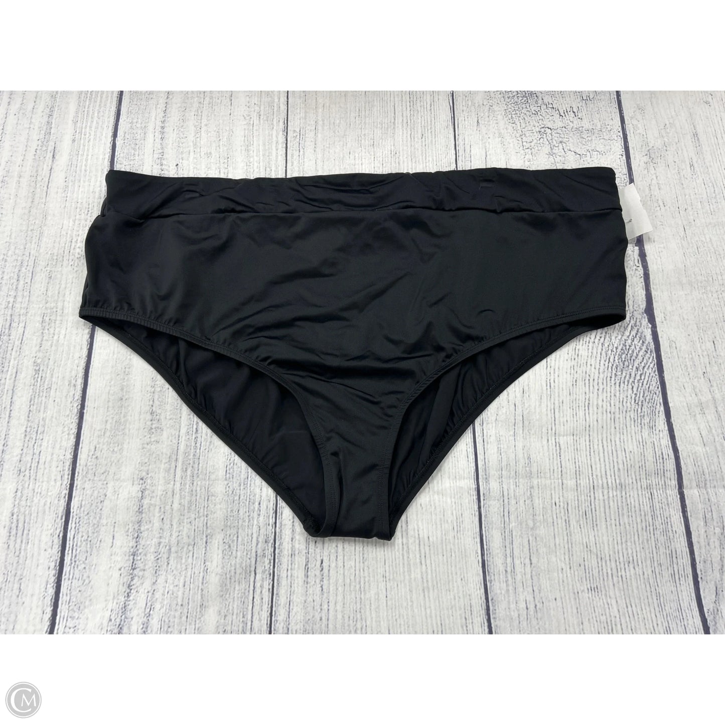 Swimsuit Bottom By Clothes Mentor In Black, Size: 3x