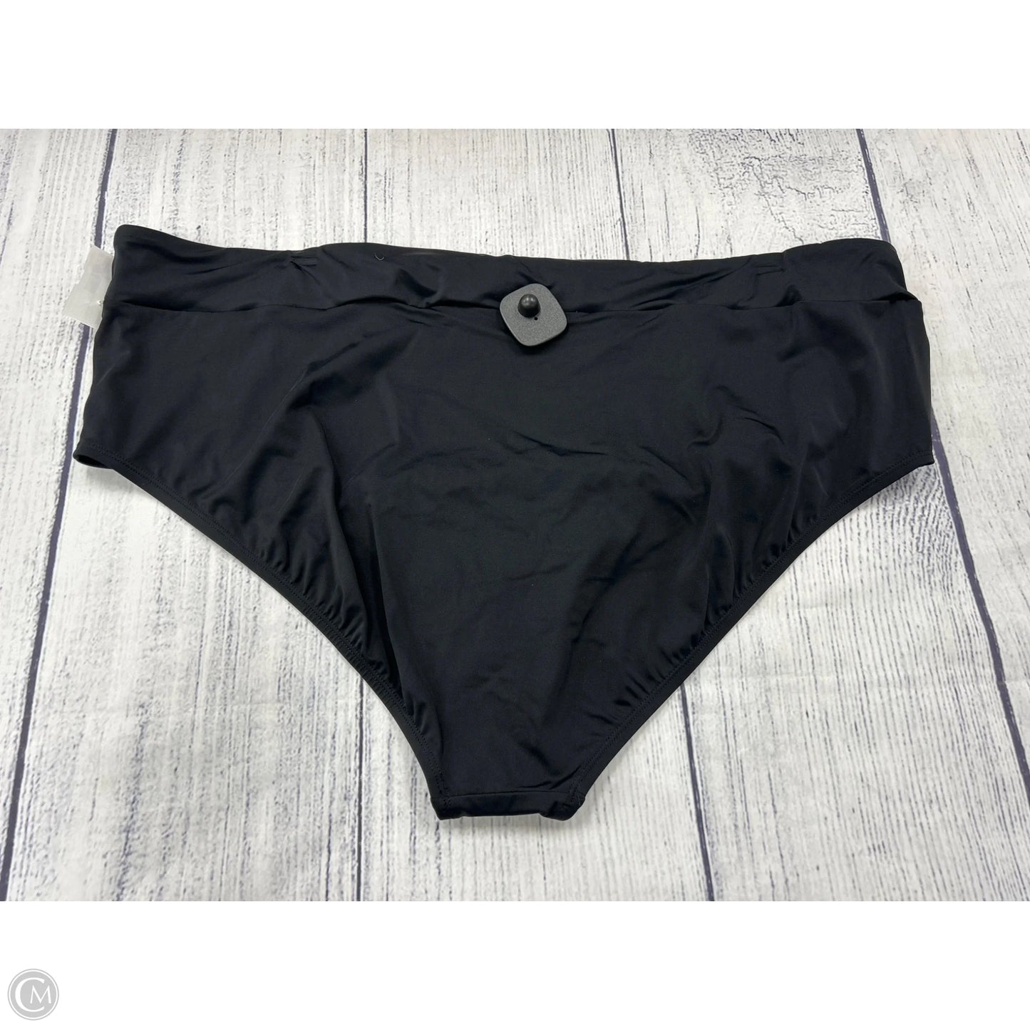 Swimsuit Bottom By Clothes Mentor In Black, Size: 3x