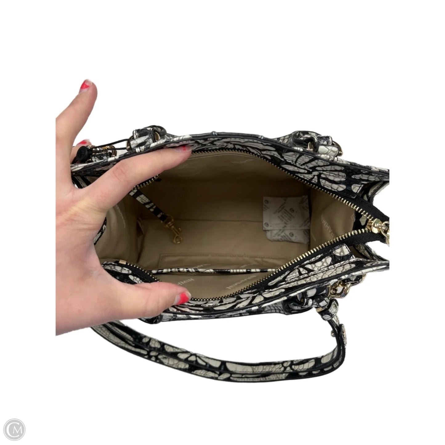 Handbag Designer By Brahmin, Size: Medium
