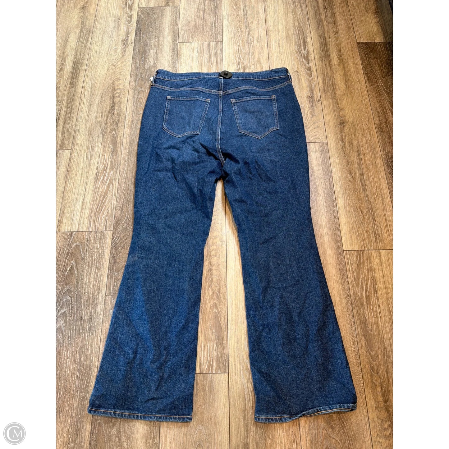 Jeans Straight By Old Navy In Blue Denim, Size: 20