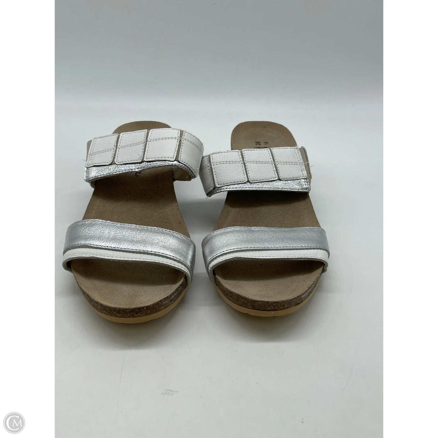 Sandals Heels Wedge By Naot In White, Size: 8