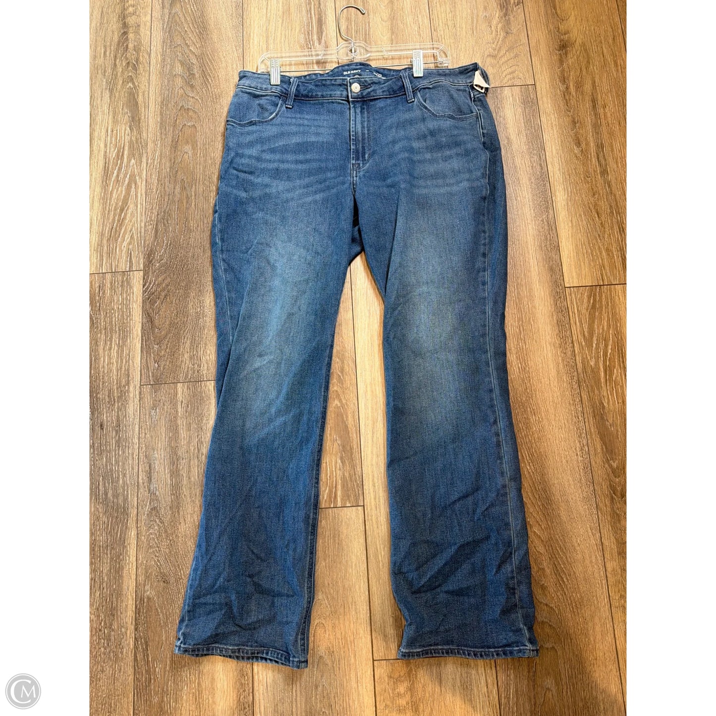 Jeans Boot Cut By Old Navy In Blue Denim, Size: 14