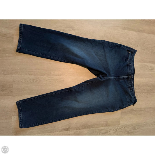 Jeans Straight By Charter Club In Blue Denim, Size: 22