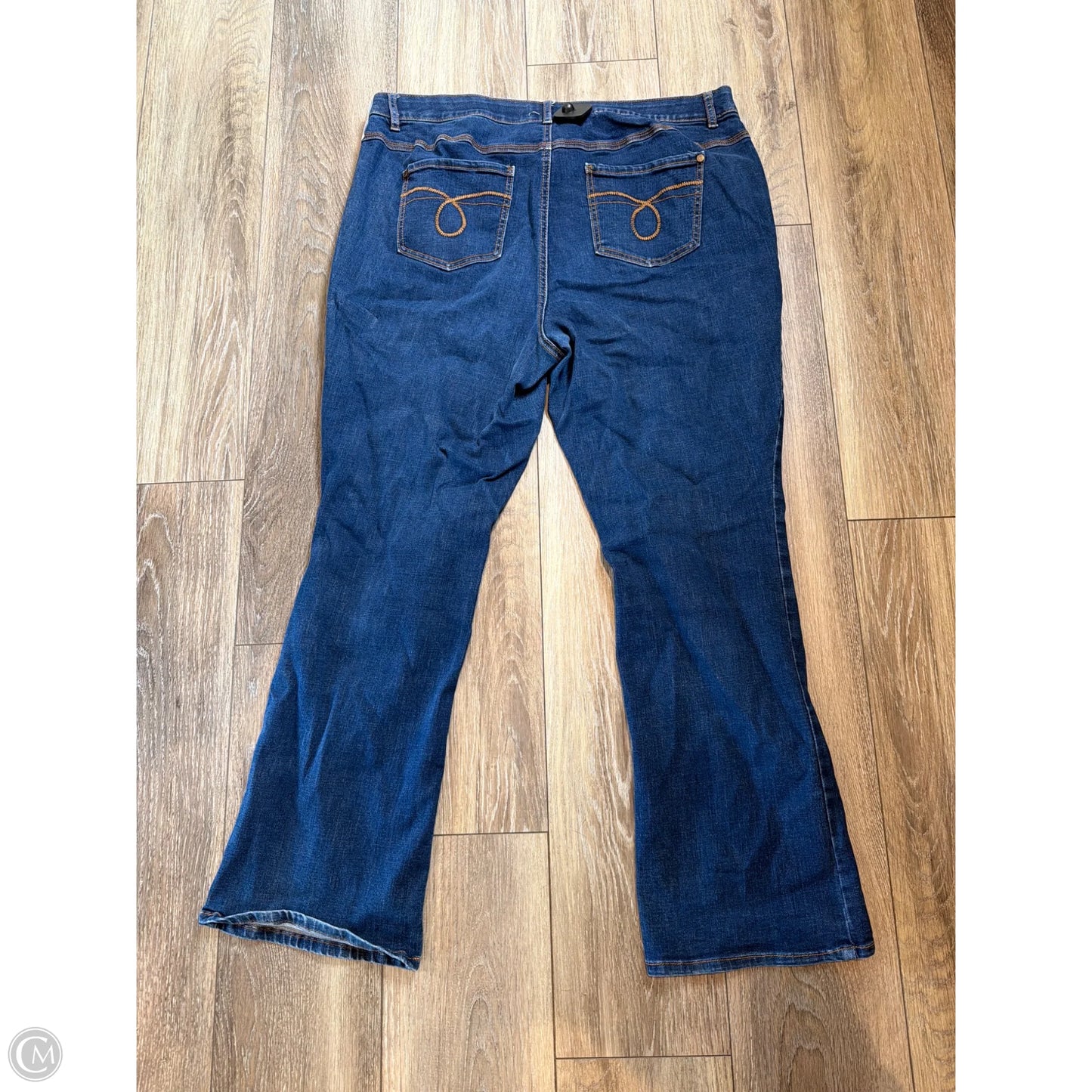 Jeans Boot Cut By Cato In Blue Denim, Size: 18