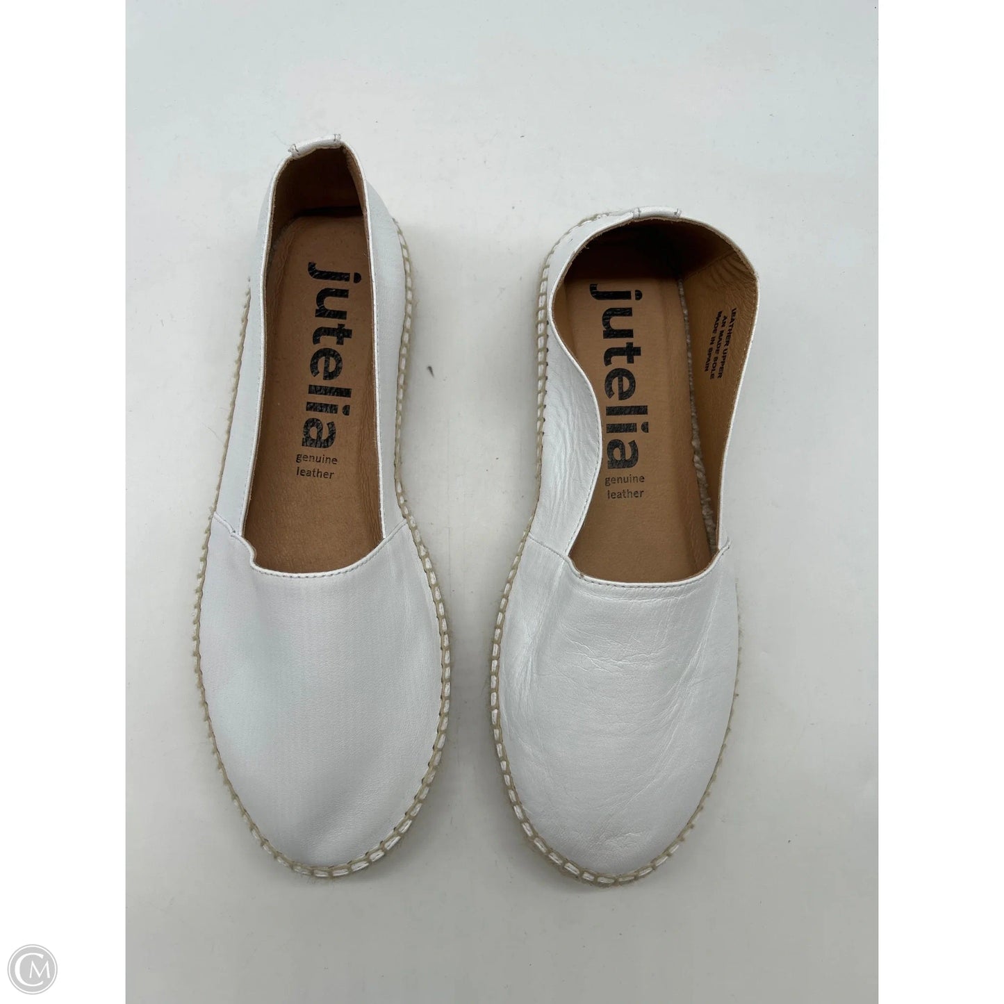 Shoes Flats By Clothes Mentor In White, Size: 8.5