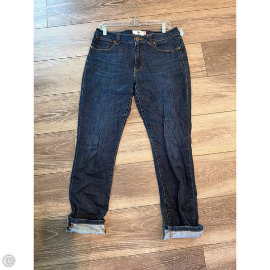 Jeans Straight By Cabi In Blue Denim, Size: 8