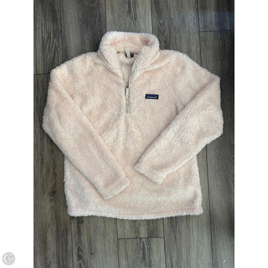 Sweatshirt Collar By Patagonia In White, Size: L
