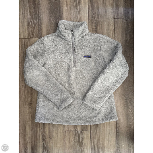 Sweatshirt Collar By Patagonia In Grey, Size: L