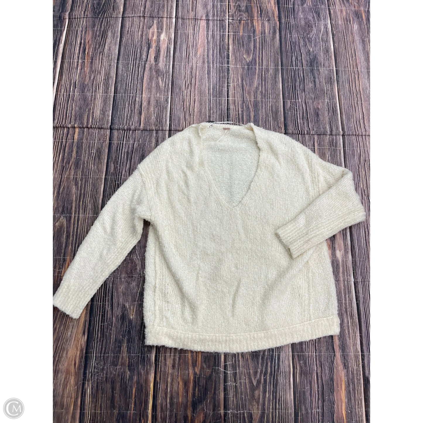 Sweater By Free People In White, Size: S