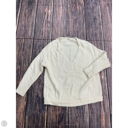 Sweater By Free People In White, Size: S