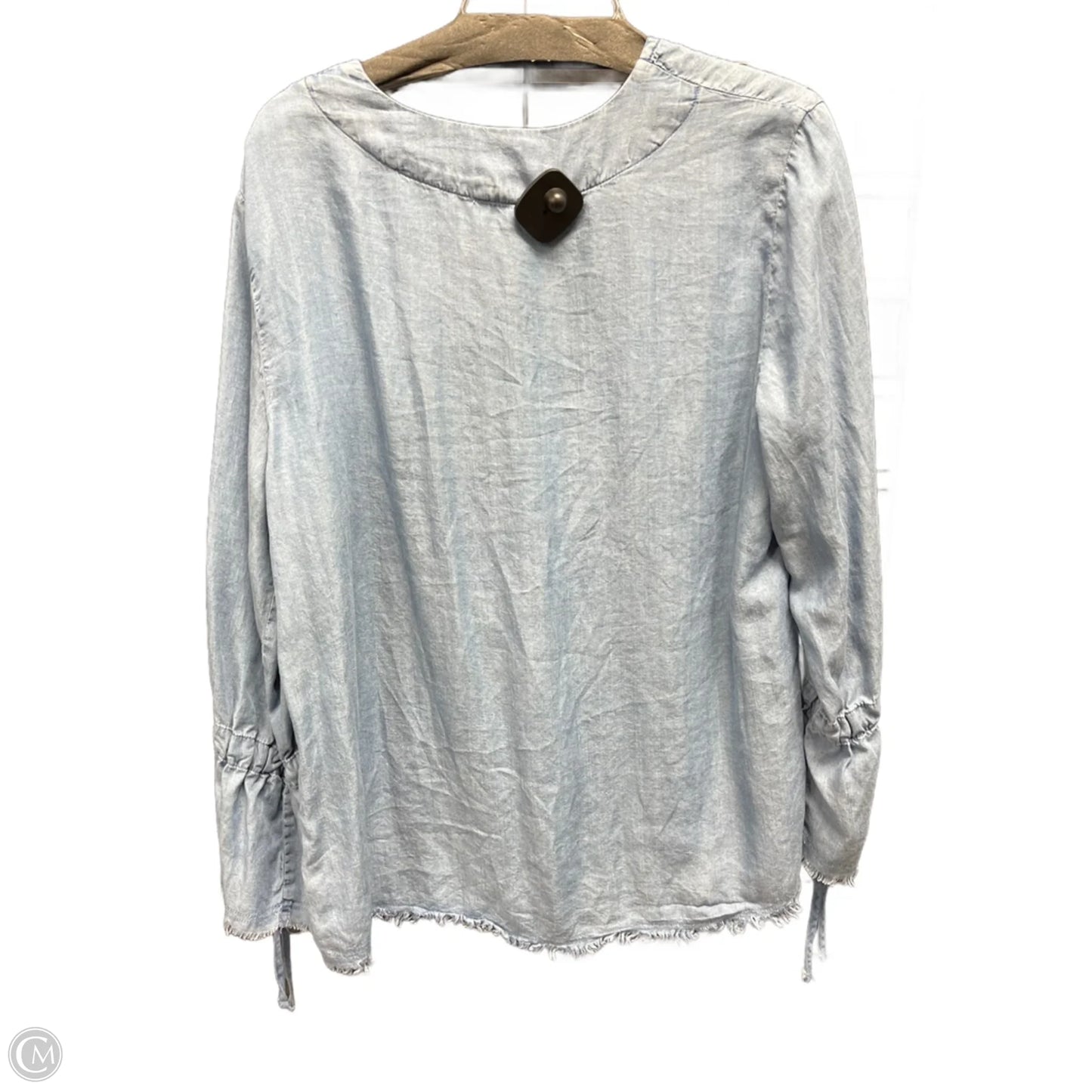 Top Long Sleeve By Clothes Mentor In Blue, Size: M