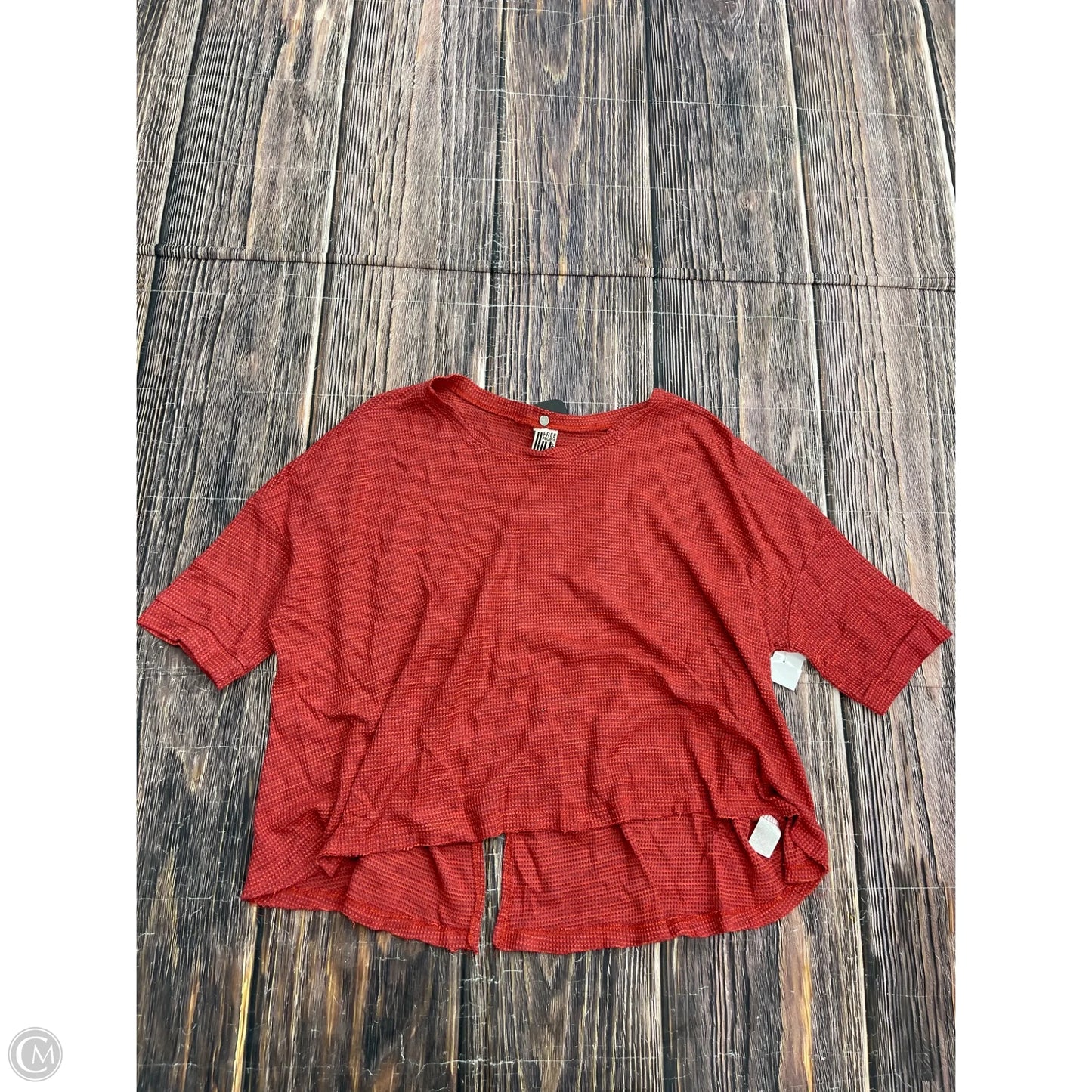 Top Short Sleeve By Free People In Red, Size: Xs