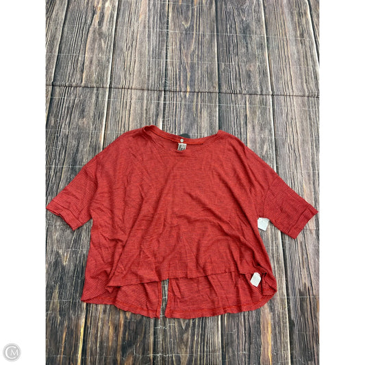 Top Short Sleeve By Free People In Red, Size: Xs
