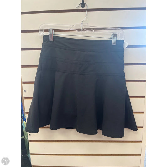 Athletic Skort By Athleta In Black, Size: Xs
