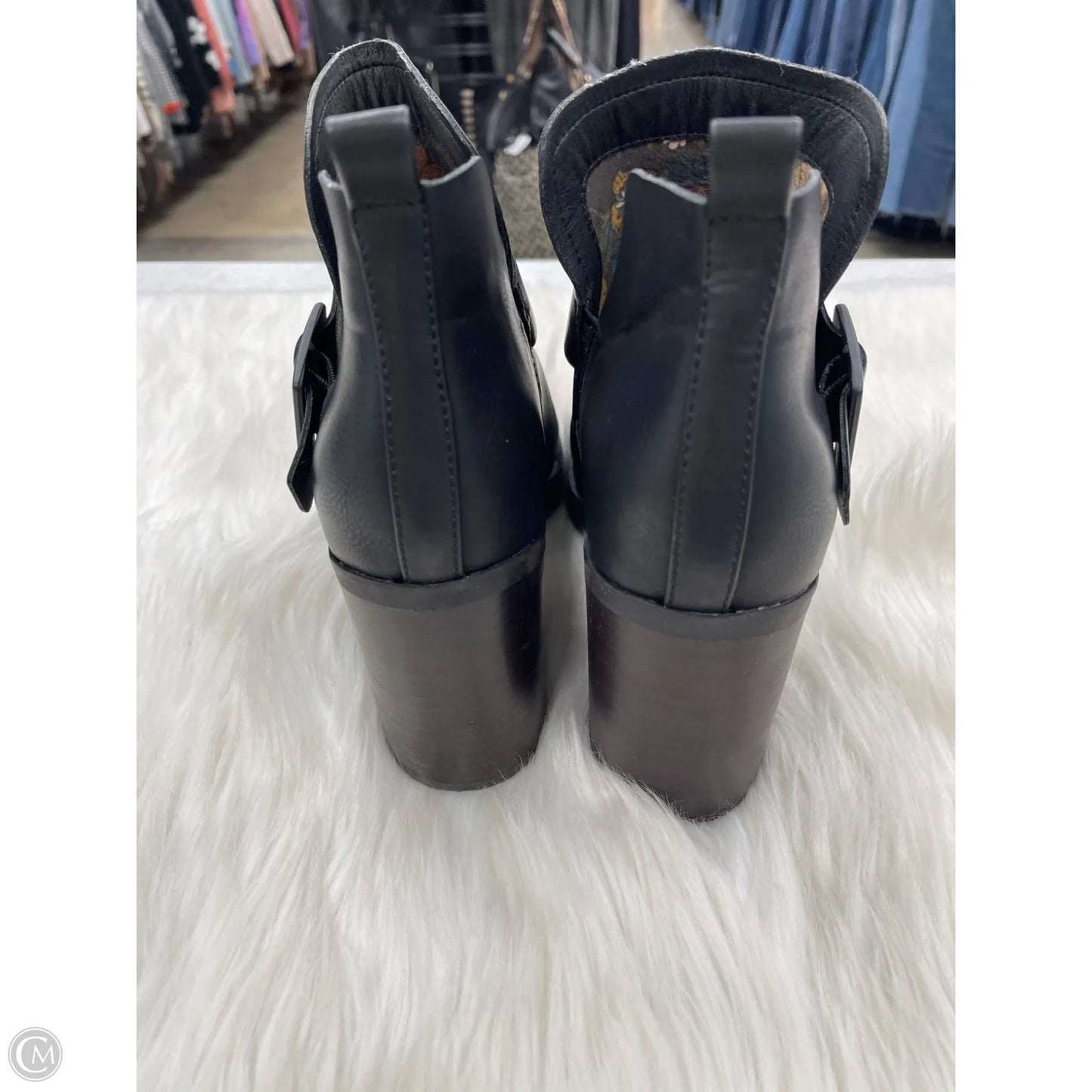 Boots Ankle Heels By Korks In Black, Size: 11