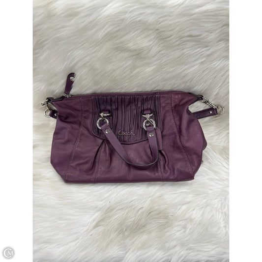 Handbag Designer By Coach, Size: Medium