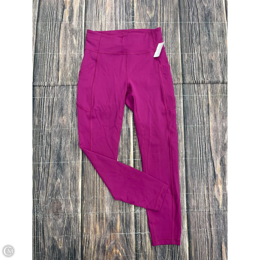 Athletic Leggings By Lululemon In Pink, Size: 6
