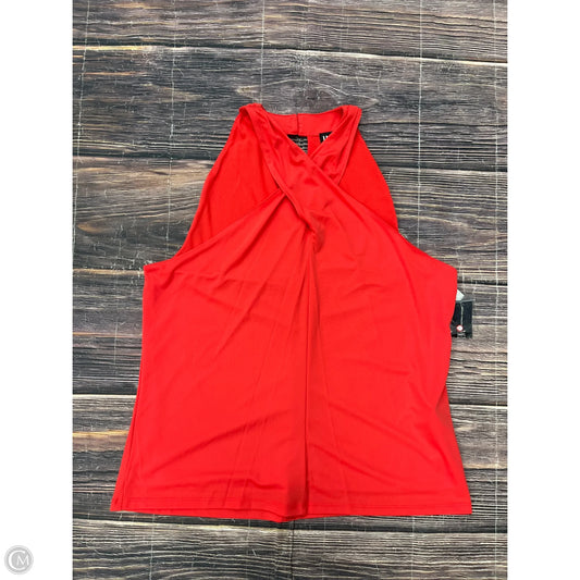 Tank Top By Inc In Red, Size: 1x