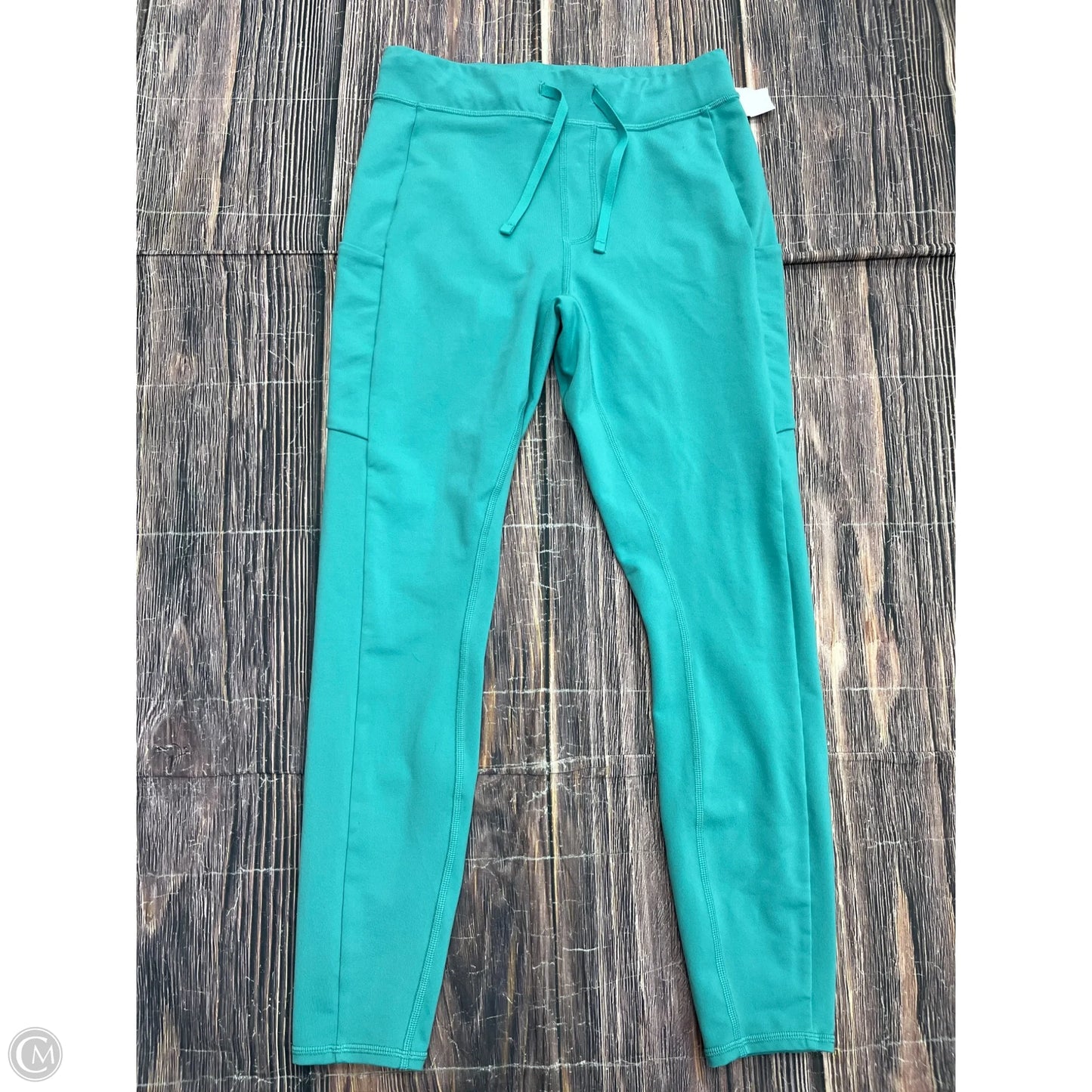 Athletic Leggings By Alo In Blue, Size: M