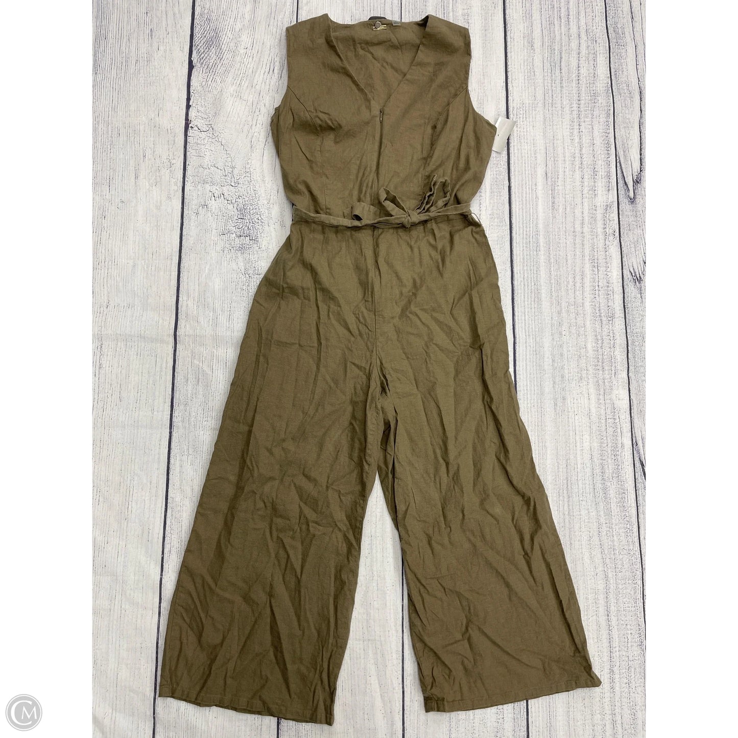 Jumpsuit By Tahari In Green, Size: M