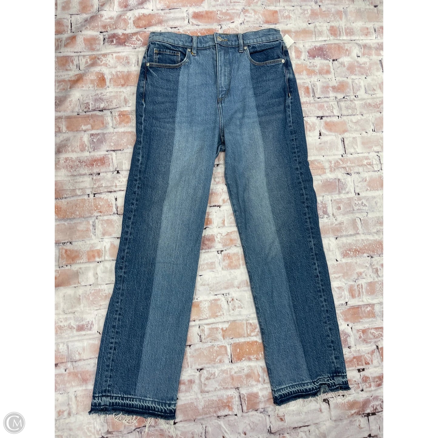Jeans Straight By Loft In Blue Denim, Size: 6