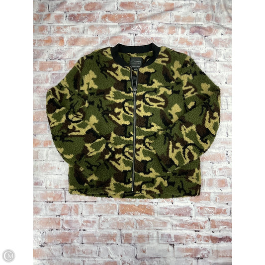 Jacket Faux Fur & Sherpa By Sanctuary In Green, Size: Xl
