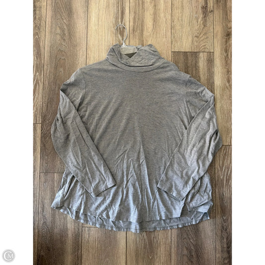 Top Long Sleeve By J. Jill In Grey, Size: 2x