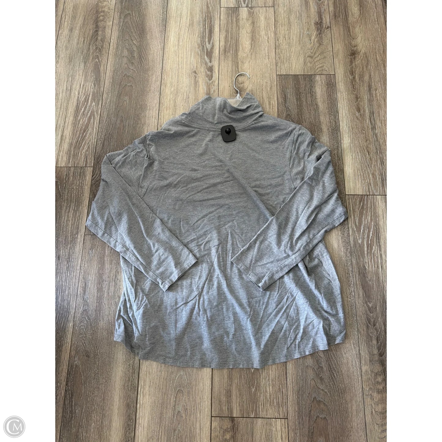Top Long Sleeve By J. Jill In Grey, Size: 2x
