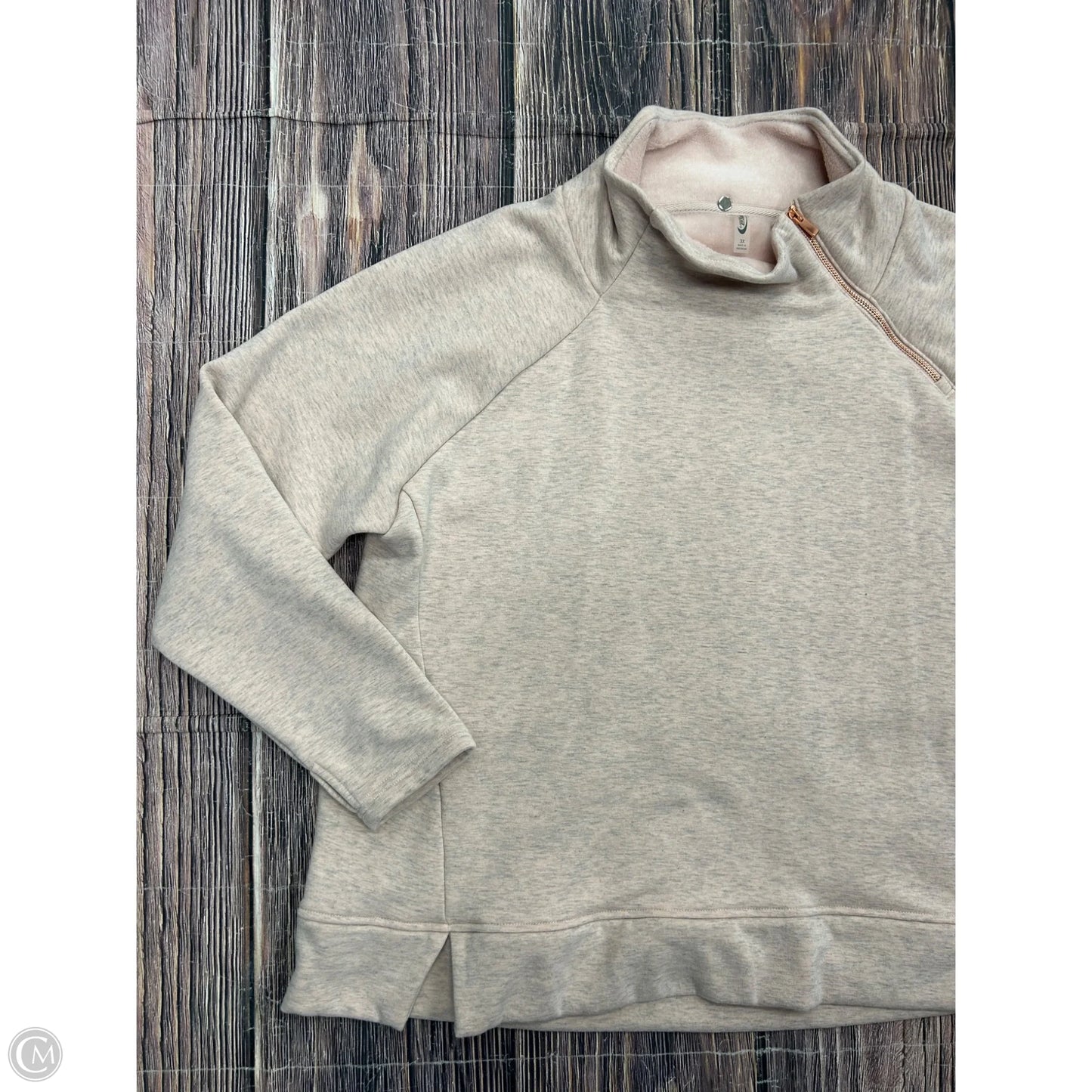 Sweatshirt Collar By Mta Pro In Pink, Size: 3x