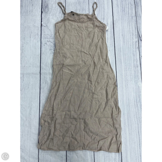 Dress Casual Maxi By Clothes Mentor In Tan, Size: S